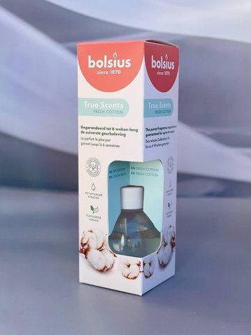 Ароматичний дифузор Bolsius True Scents &laquo;Fresh Cotton&raquo; &mdash; 60 мл 00607 фото
